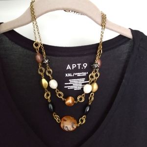 Vintage double tier necklace